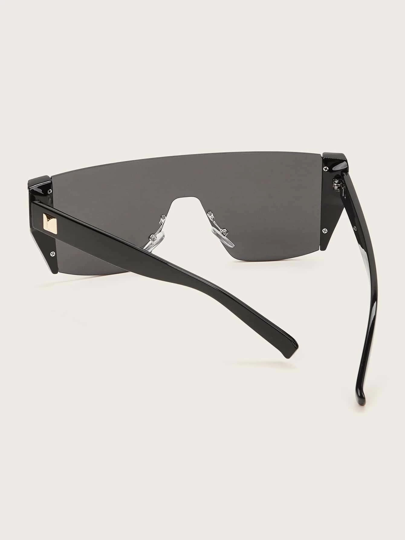 Flat Top Shield Sunglasses - Boutique Michaud LLC 