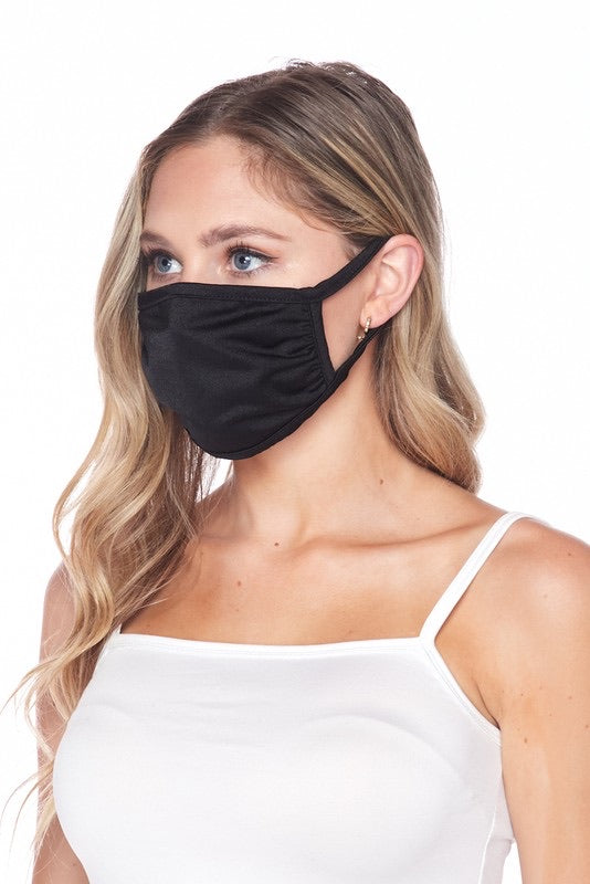 Solid Face Mask - Boutique Michaud LLC 