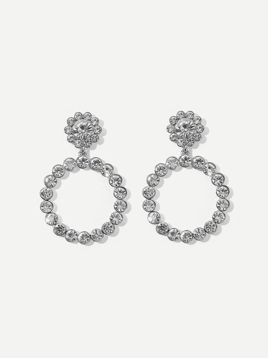 Hoop Drop Earrings - Boutique Michaud LLC 